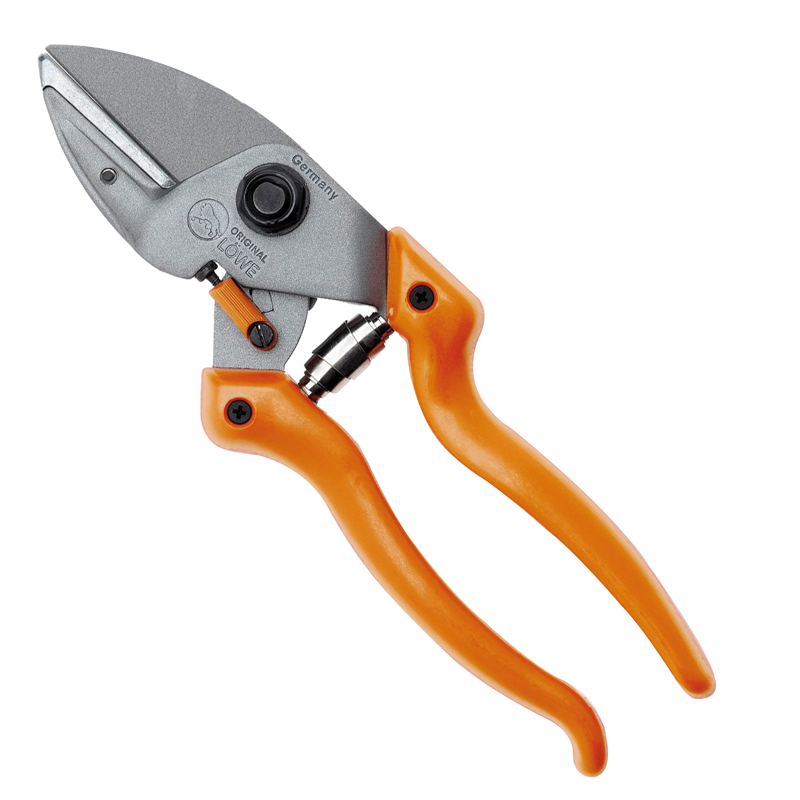 Löwe 6104 Amboss-Gartenschere mit verstellbarer Griffweite