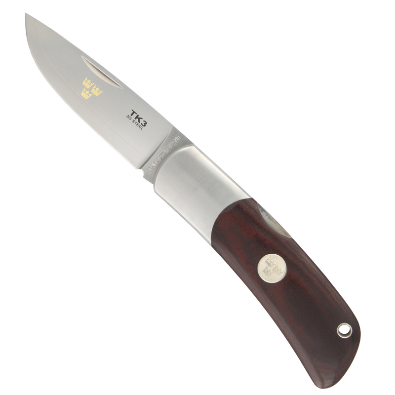Tre Kronor 3 Maroon Micarta