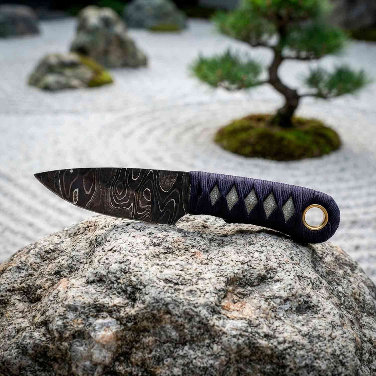 Damastklinge Wolf´s Hunter Skeleton N°103 - 416-Lagen
