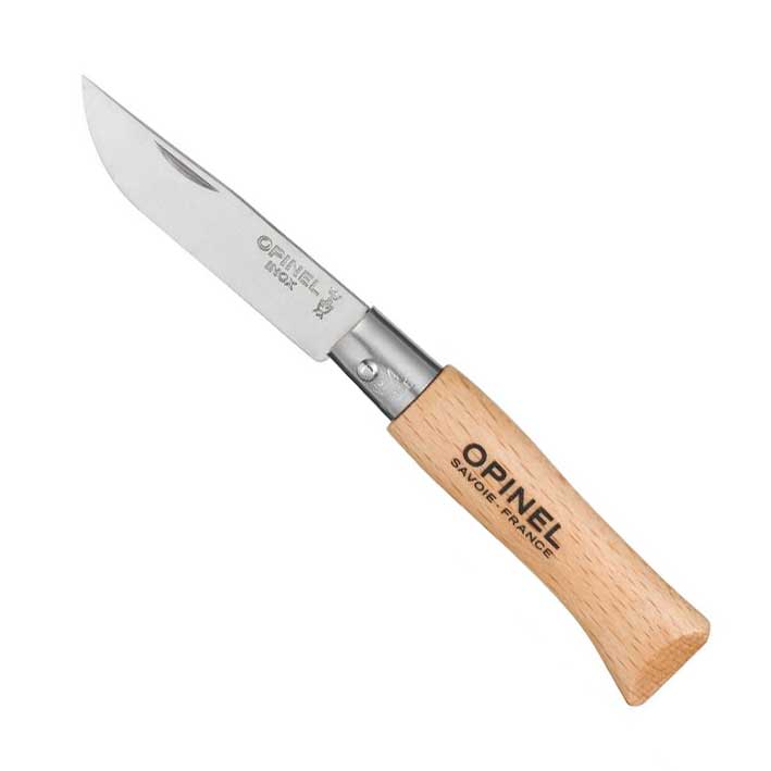 Opinel N°4 - rostfrei - Buchenholzgriff