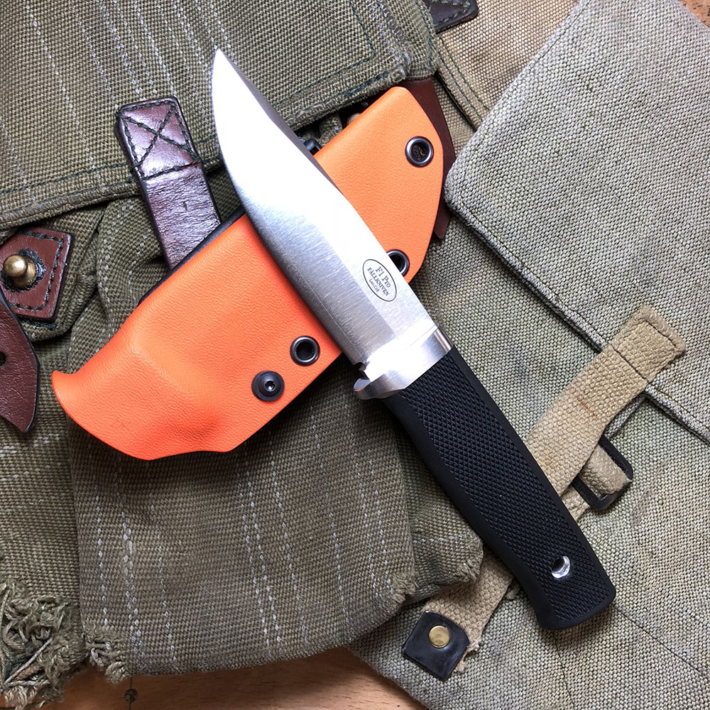 Kydex Scheide in orange für Fällkniven F1PRO - Version 4.1
