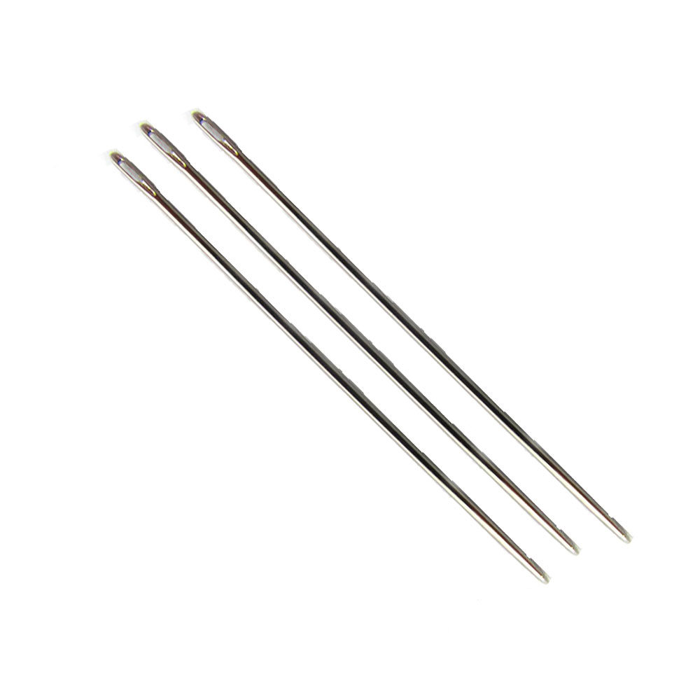 Nähnadel Gr. 1 mit schmaler Öse - 3er Set
