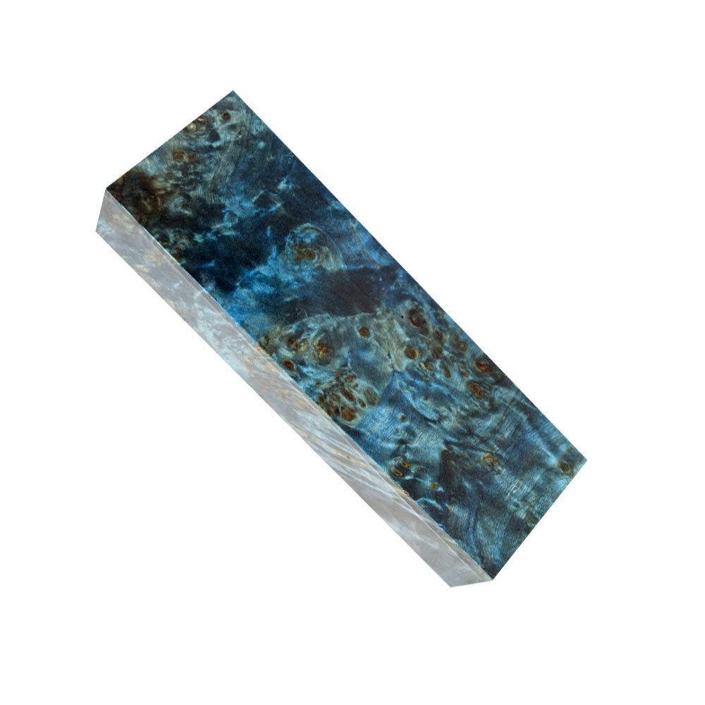 Stabilisierte Pappelmaser - blau