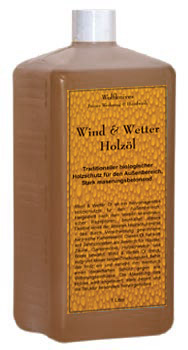 Wind & Wetter Holzöl - maserungsbetonend - 1 Liter