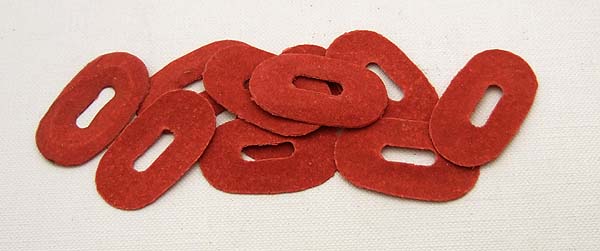 Vulkanisierter Fiber Abstandshalter - rot