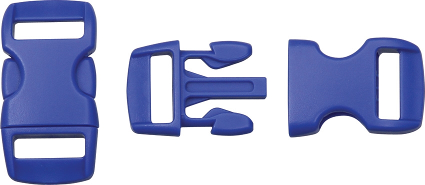 Steckschließe blau - bis 10 mm Bandbreite