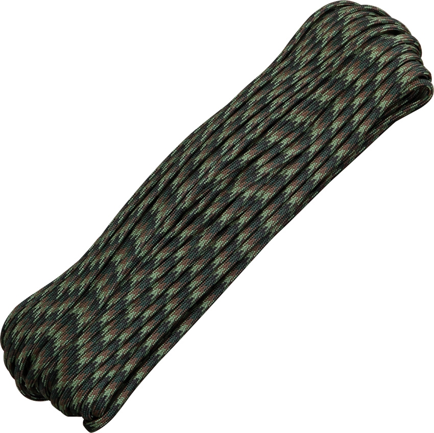 Paracord 550er - Woodland Camo - 30 Meter Schnur