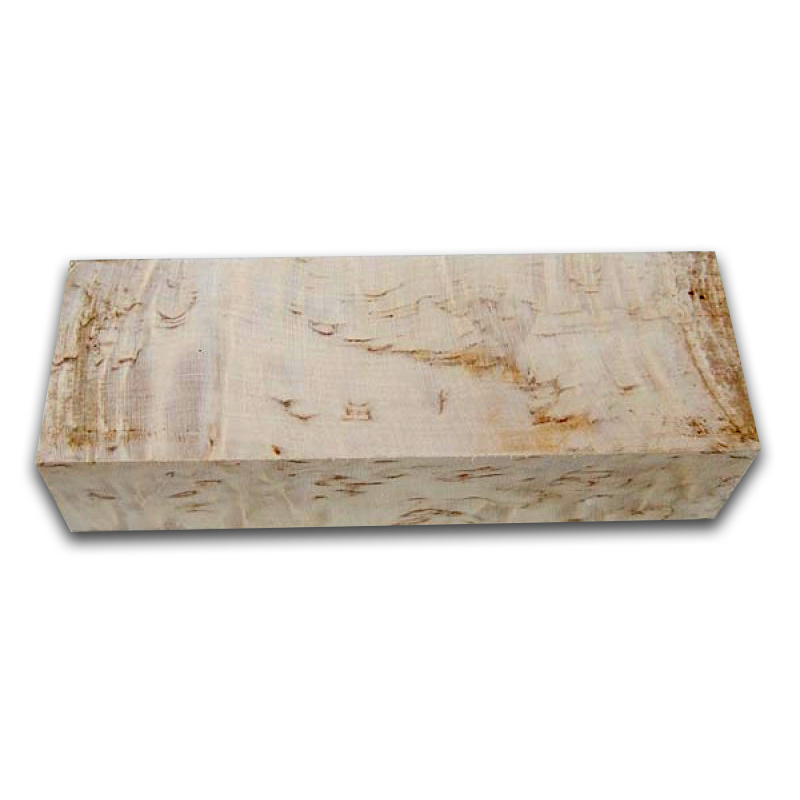 Maserbirke Kantholz - mittlere Maserung ca. 120 x 40 x 30 mm