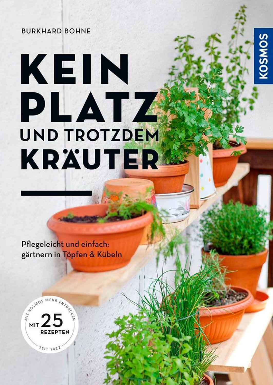 Kein Platz und trotzdem Kräuter: Pflegeleicht und einfach - Gärtnern in Töpfen und Kübeln