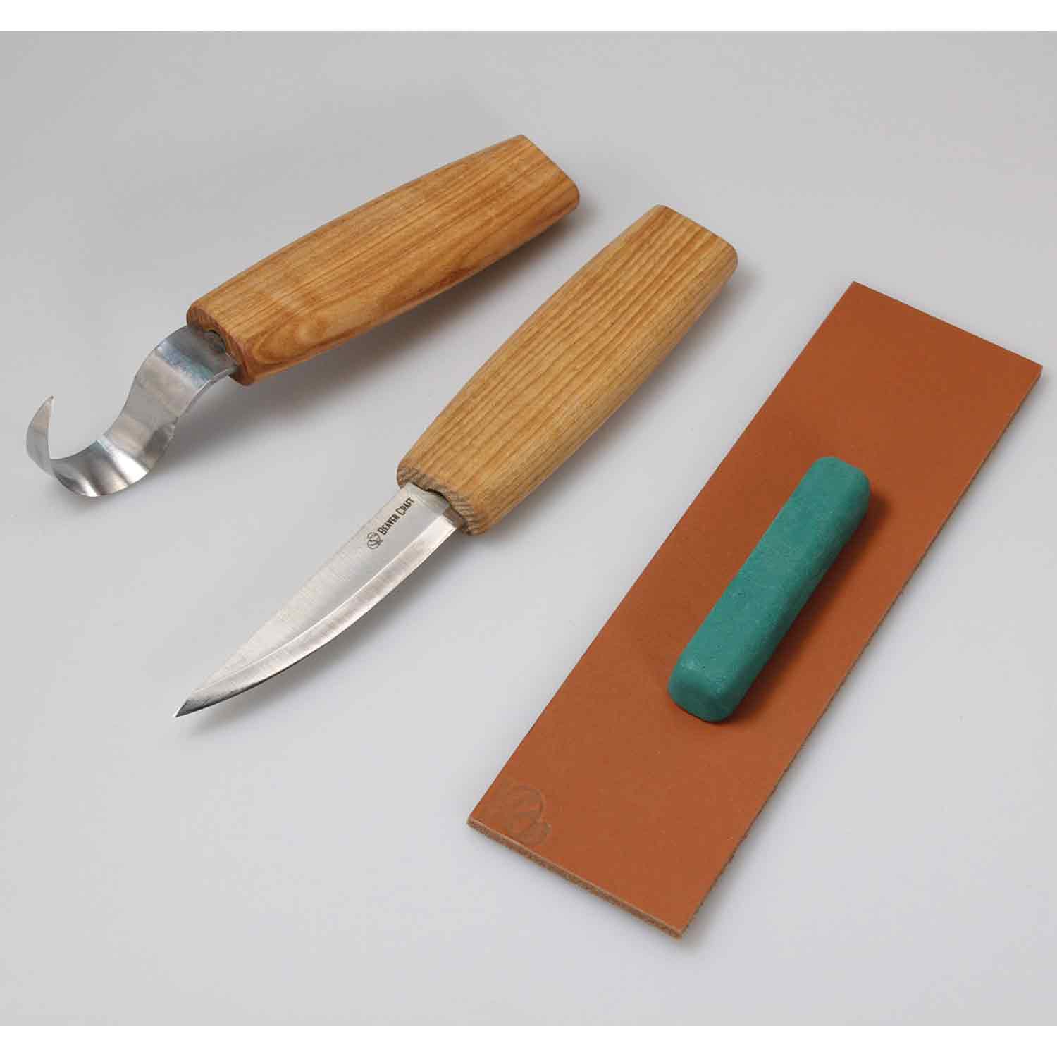 BeaverCraft Löffelschnitz-Set für Anfänger S03 - 4-teilig