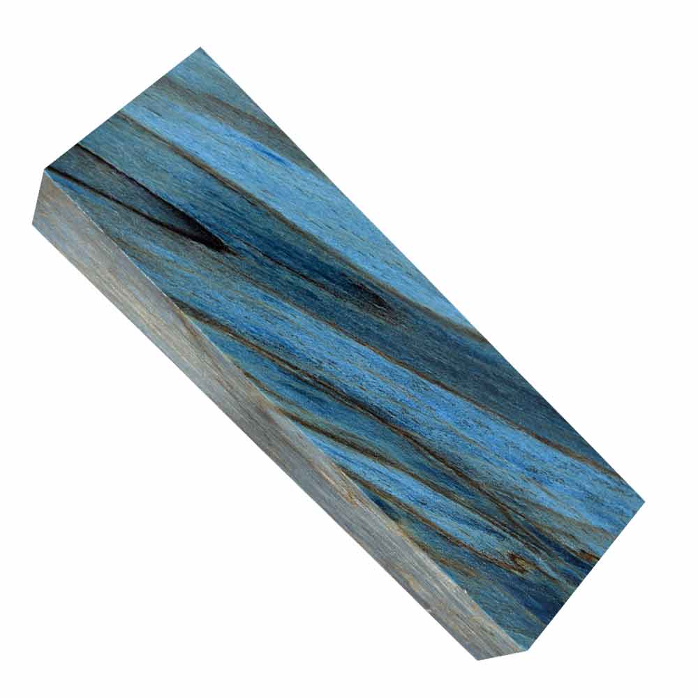 Stabilisierte Maserbirke - blau