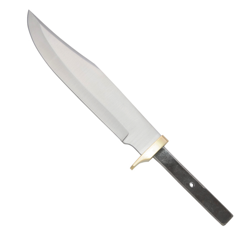 Messerklinge Medium Bowie N° 2 mit Messingzwinge