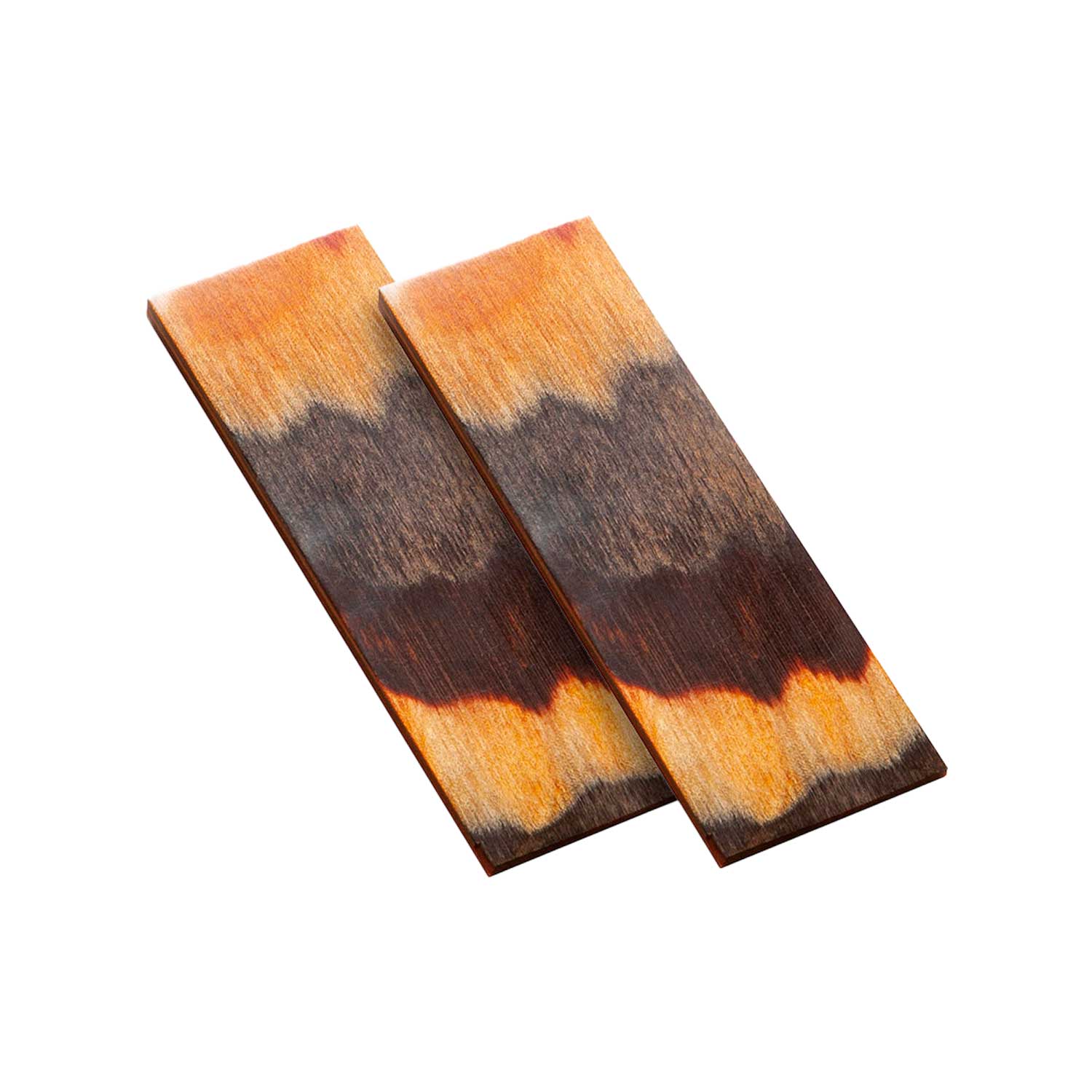 Pakkawood Multicolor Griffschalen - 110 x 35 x 6 mm - paarweise