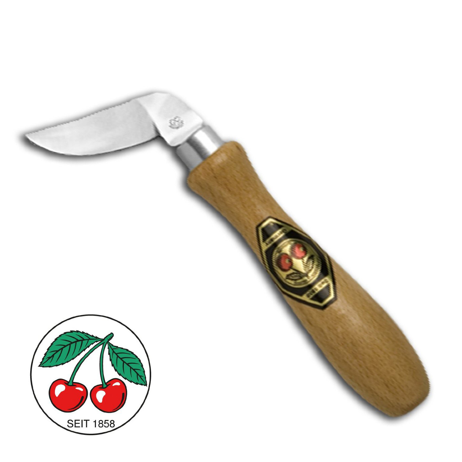 Kirschen® Kerbschnitzmesser Nr. 10 - seitwärts gebogene Schneide