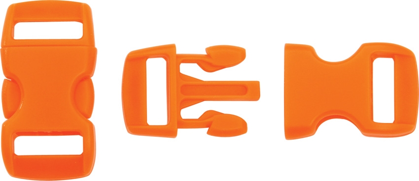 Steckschließe orange - bis 10 mm Bandbreite