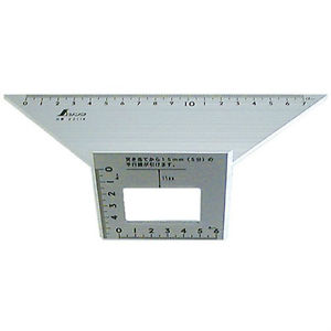 3-D Mitre Square (Tomegata Jyohgi), 200 x 63 x 73 mm