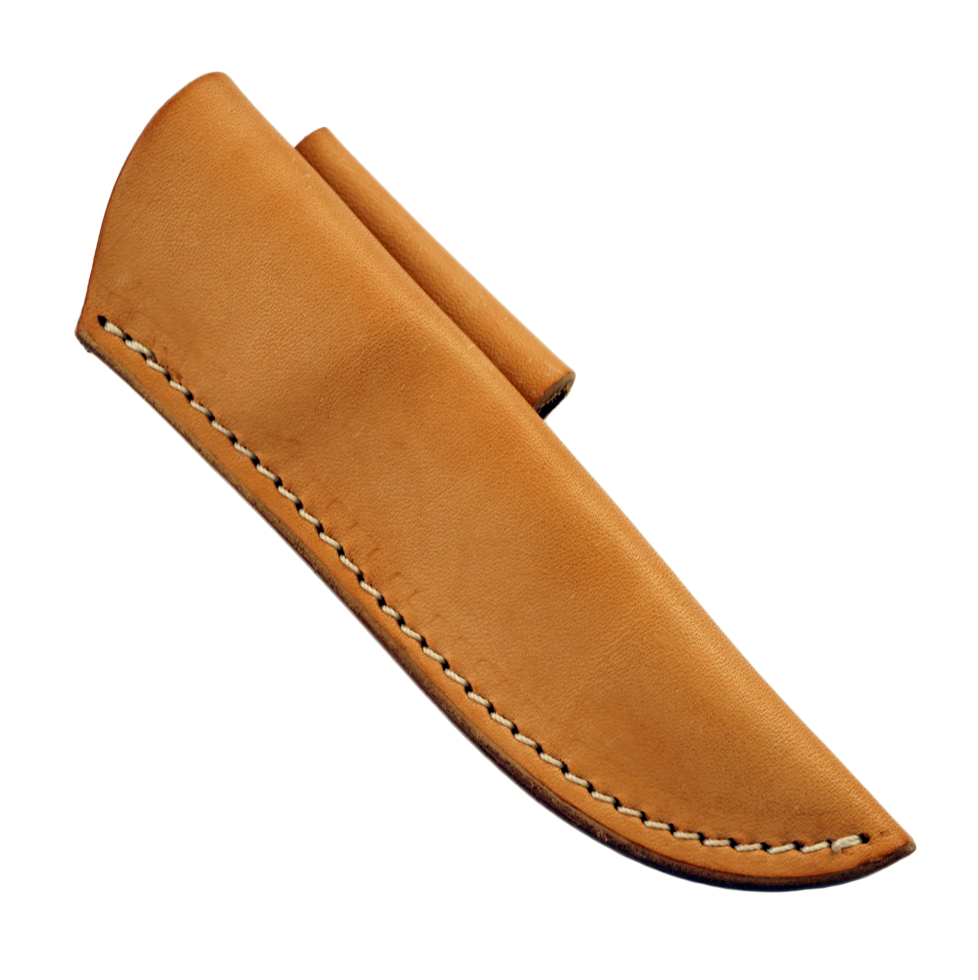 Lederscheide handgenäht variabel beige