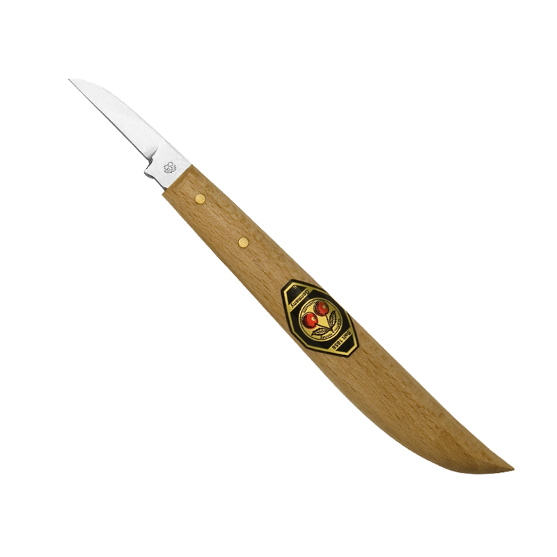 Kirschen® Kerbschnitzmesser Nr. 8 - gerade Schneide Rücken rund