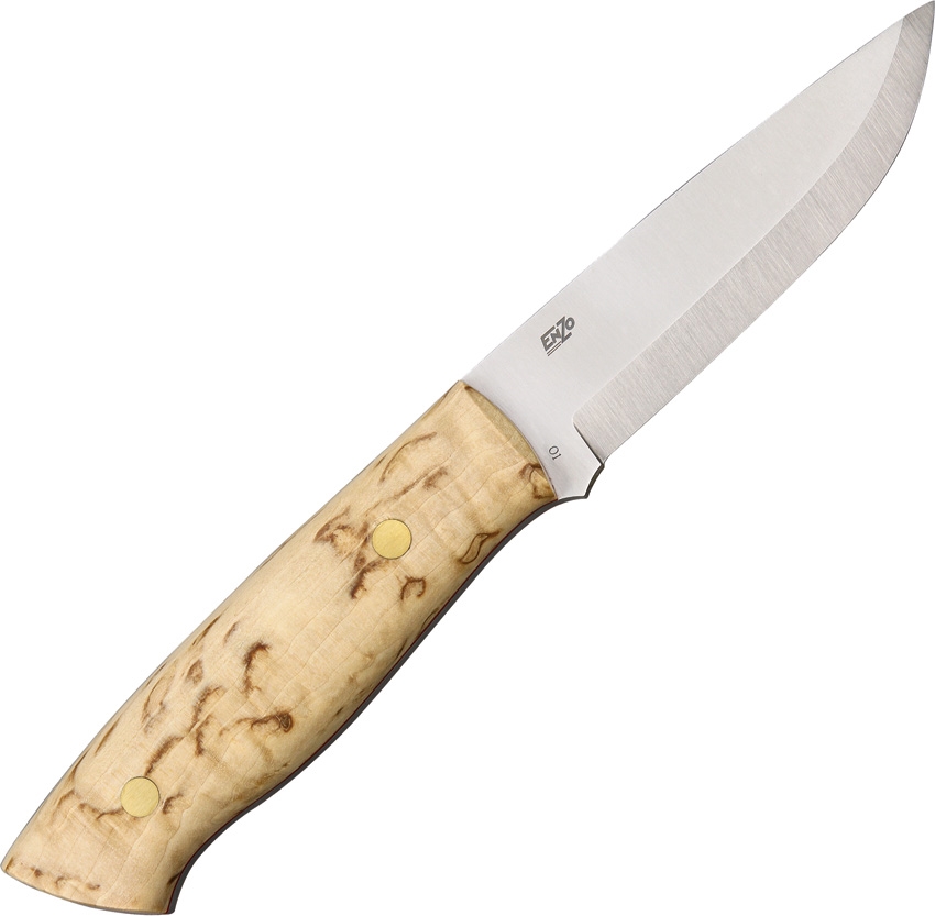 EnZo Trapper 95 - O1 Scandi - Maserbirke & Lederscheide