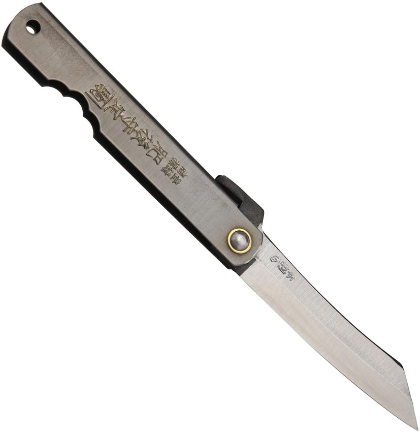 Higonokami No. 6 Black Folder - Triple Layer