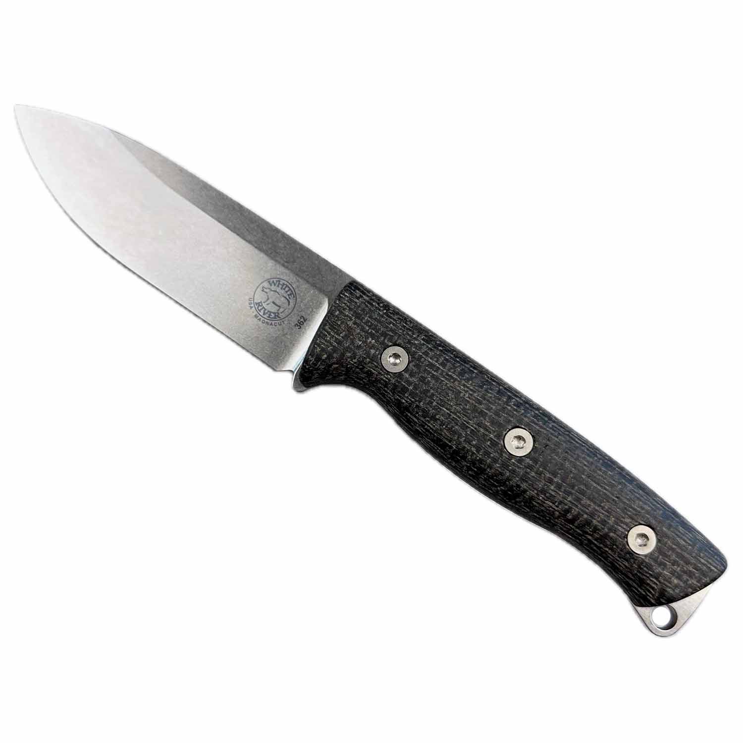 White River Ursus 45 - Black Micarta & MagnaCut