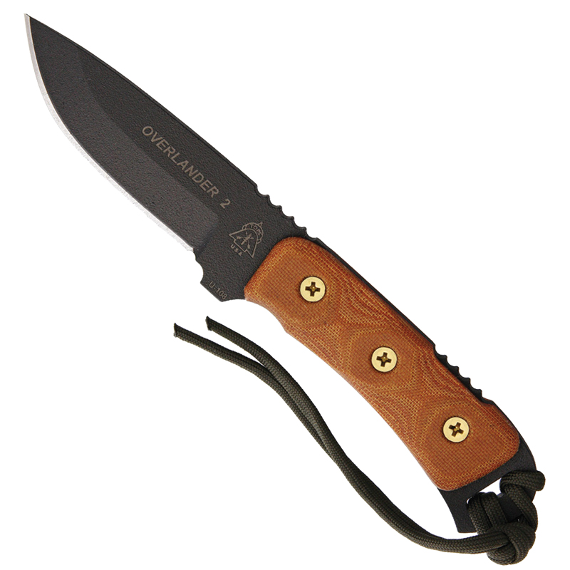 TOPS Overlander 2 - feststehendes Messer mit Kydexscheide