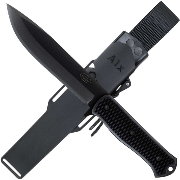 Fällkniven A1xblack - X-Serie - Expedition Knife mit Zytelscheide