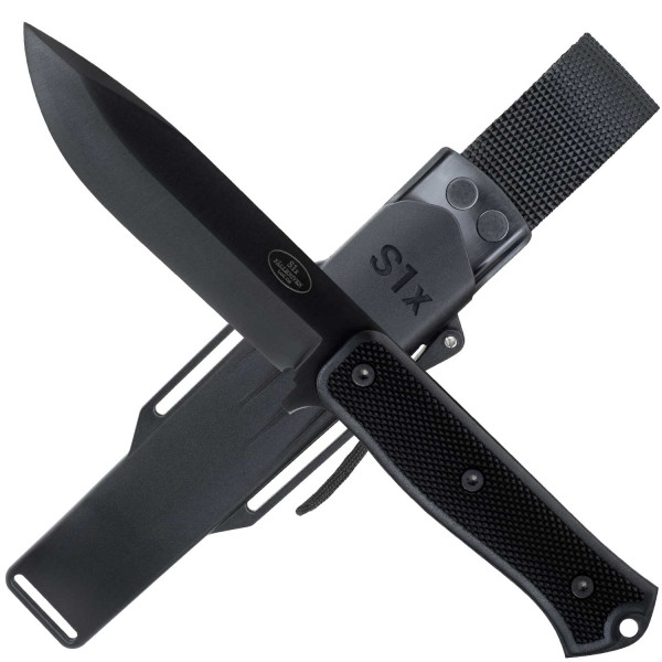 Fällkniven S1xblack - X-Serie - Forest Knife mit Zytelscheide